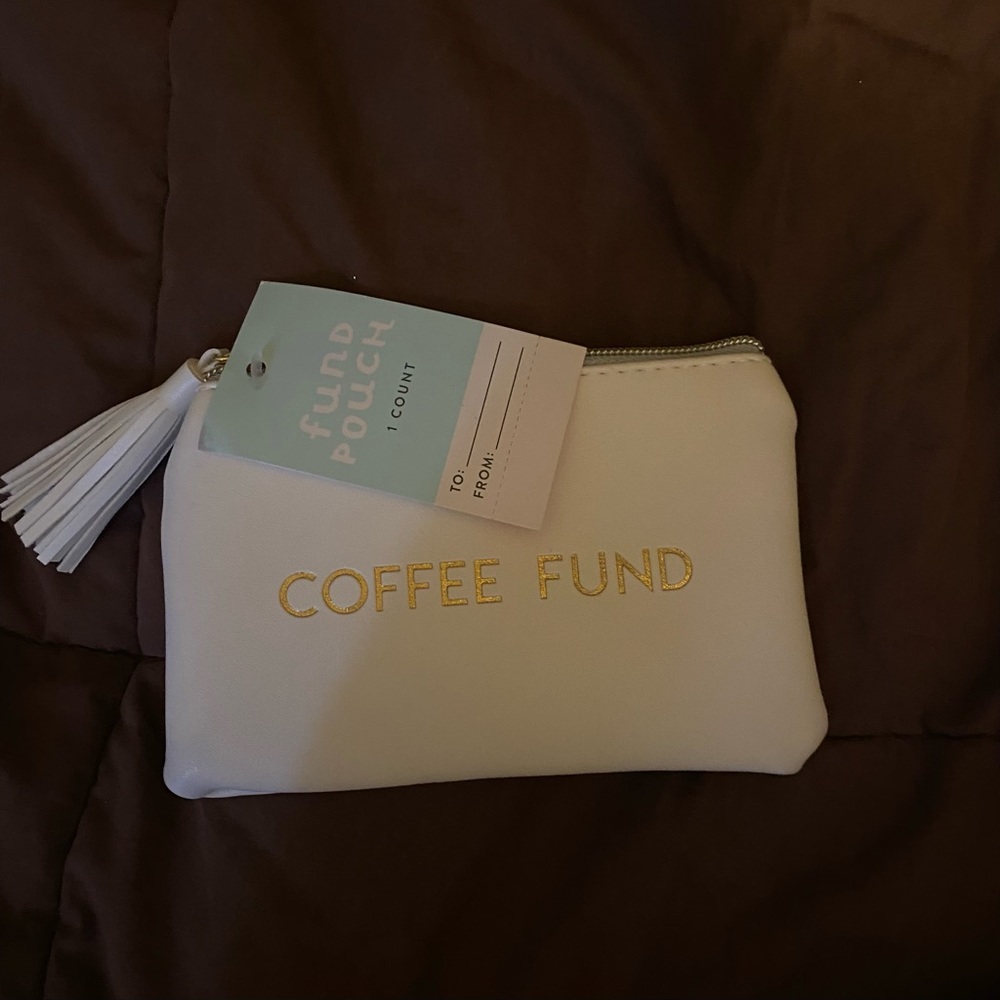 Brand New Coffee fund purse/wallet